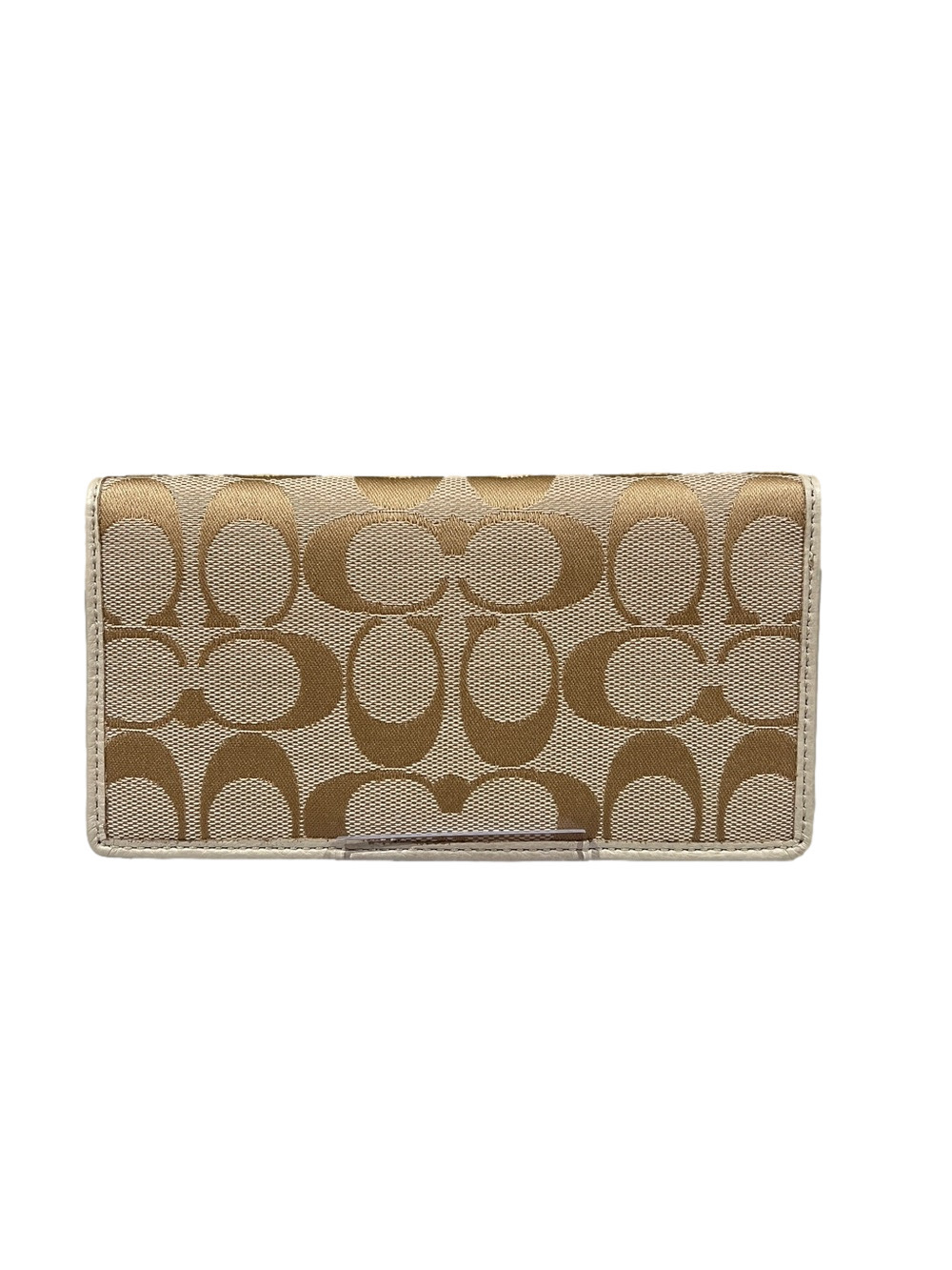 Coach Vintage Signature Canvas Checkbook Cover